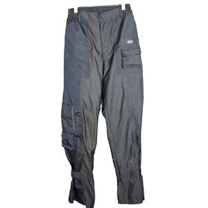 NWOT ALO Yoga Blaze Trouser Cargo Pants Womens Size XXS Expresso  Elastic Waist